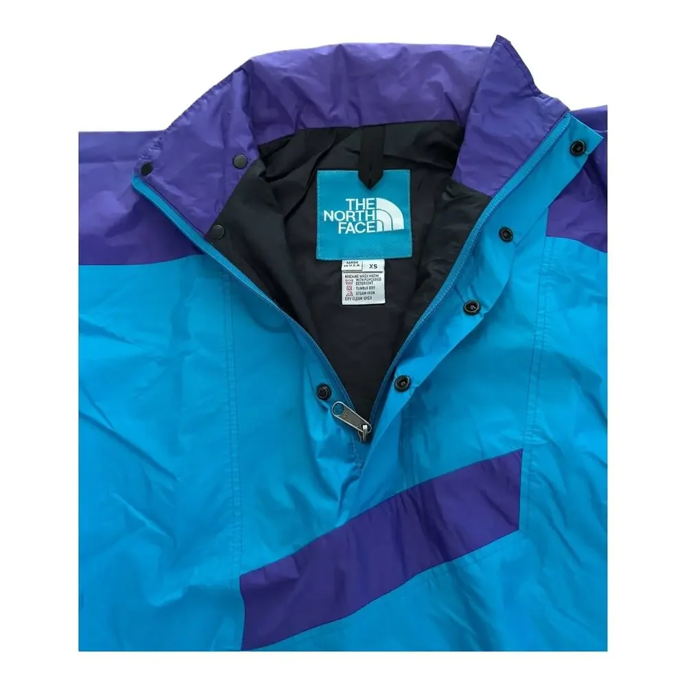 Vintage 1990s The North Face Colorblock Pullover Anorak XS
